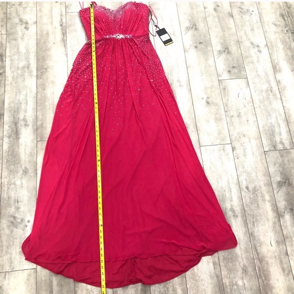 BNWT La Femme beaded gown - Picture 11 of 11